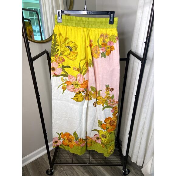 Alemais Multicolor Floral Boot Cut Pants - Picture 4 of 9